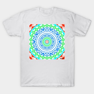 mandala light circle ecopop T-Shirt